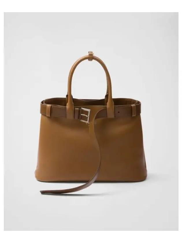 Buckle Large Tote Bag Brown - PRADA - BALAAN 2