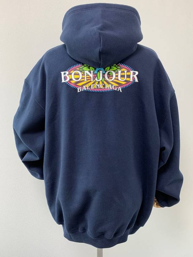 Bonjour Logo Hoodie M - BALENCIAGA - BALAAN 4