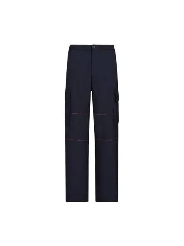 Drawstring Cargo Straight Pant Blue - MARNI - BALAAN 2