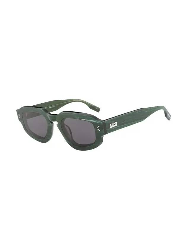 Eyewear Geometric Acetate Sunglasses Green - ALEXANDER MCQUEEN - BALAAN 4