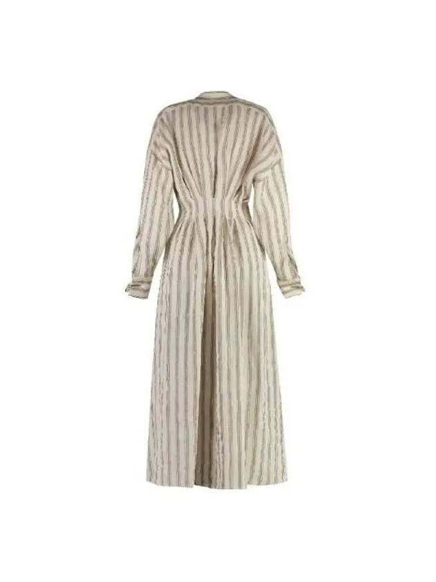 Max Mara Striped Linen Long Dress YOLE2411221082600 002 - MAX MARA - BALAAN 2