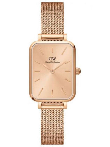 Daniel Wellington Quadro Quartz Rose Gold Dial Ladies Watch DW00100484 - DANIEL WELLINGTON - BALAAN 1