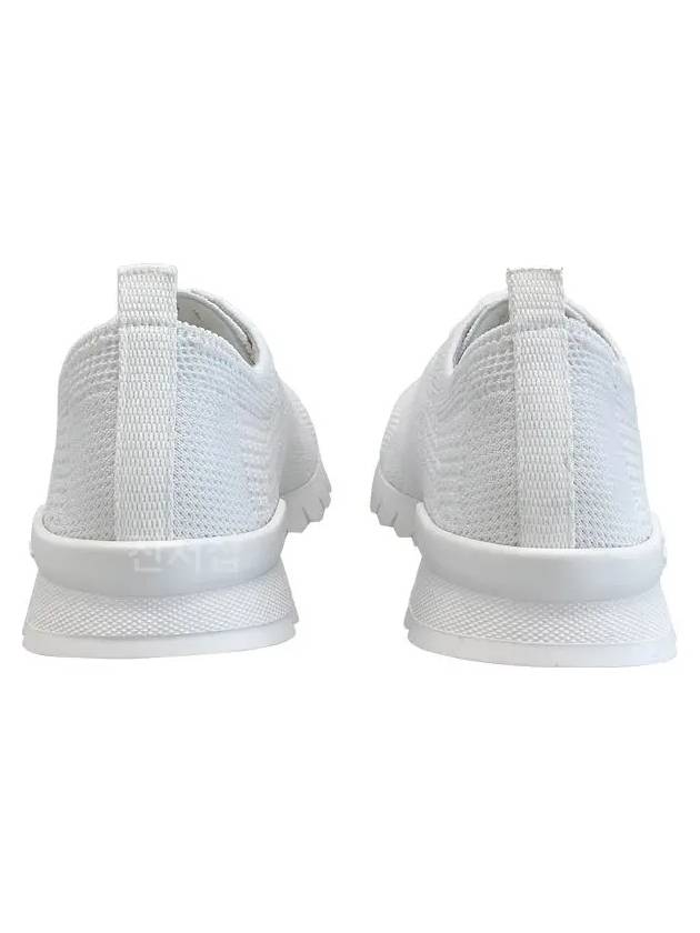 Fit Knit Low Top Sneakers White - KITON - BALAAN 4