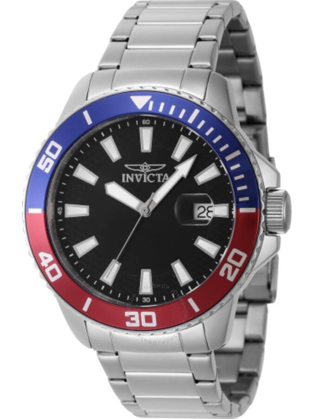 Invicta Pro Diver Quartz Black Dial Pepsi Bezel Men's Watch 46065 - INVICTA - BALAAN 1