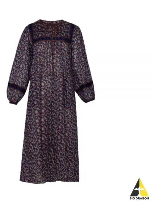 Greila Long Dress Purple - ISABEL MARANT - BALAAN 2