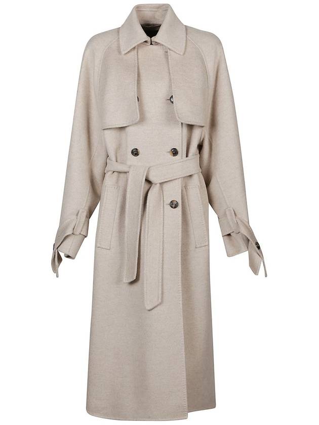 Women's Falcone Trench Coat Beige - MAX MARA - BALAAN 2