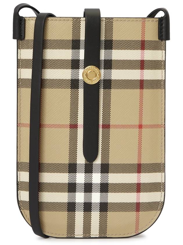 Vintage Check And Strap Phone Case Beige Black - BURBERRY - BALAAN 2