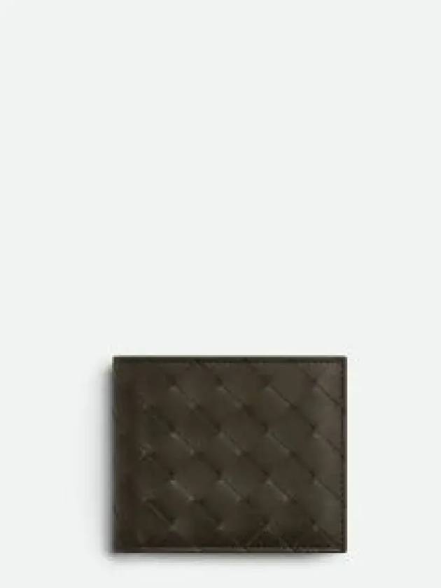 Intrecciato Bifold Half Wallet Khaki - BOTTEGA VENETA - BALAAN 2