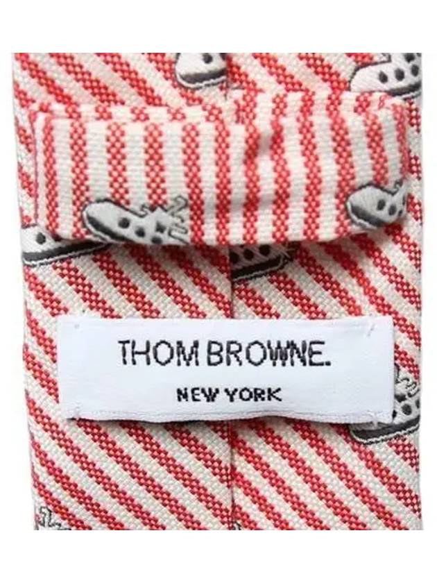 red striped tie - THOM BROWNE - BALAAN 3