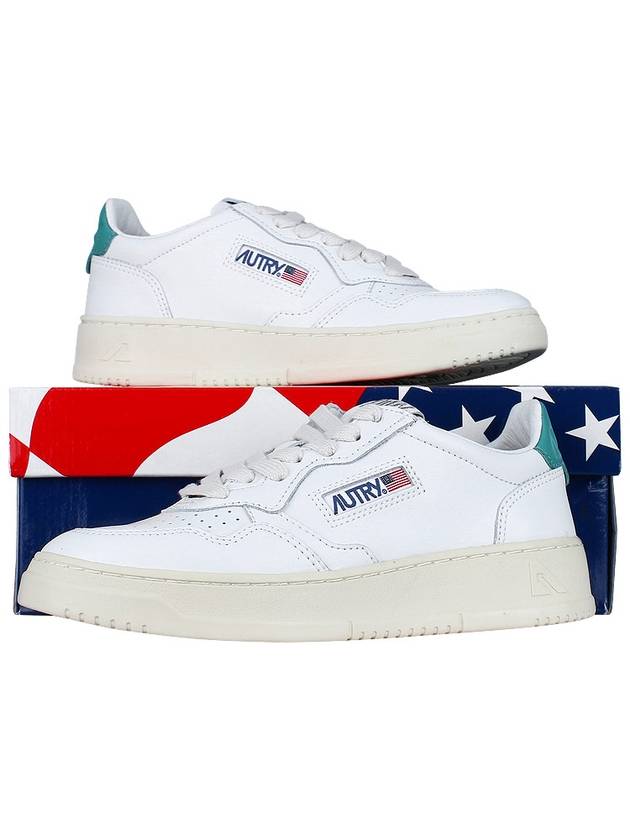 Medalist Green Tab Low Top Sneakers White - AUTRY - BALAAN 11