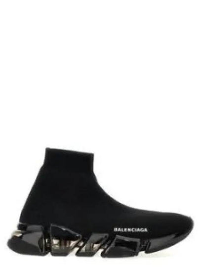 Speed ​​2.0 Stencil High Top Sneakers Black - BALENCIAGA - BALAAN 2