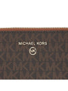 Women's Jet Set Charm Clutch Bag Brown - MICHAEL KORS - BALAAN 8