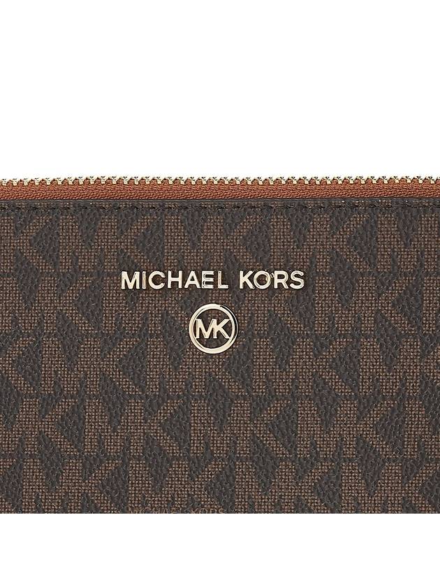 Women's Jet Set Charm Clutch Bag Brown - MICHAEL KORS - BALAAN 8