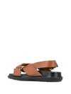 Fussbett Leather Sandals Brown - MARNI - BALAAN 3