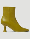 Leather Pointed Heel Chelsea Boots Olive Green - MAISON MARGIELA - BALAAN 2