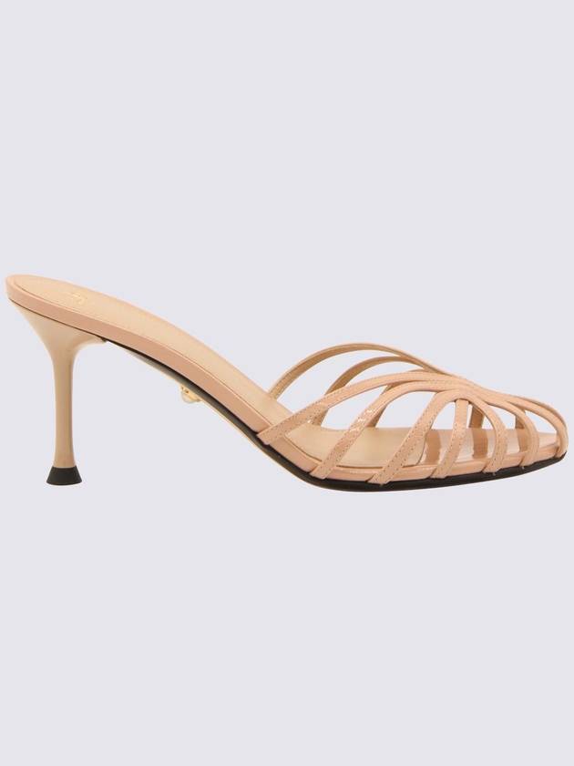 Alevì Nude Leather Rachel Mules - ALEVI - BALAAN 1