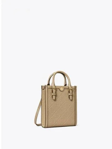 Monogram leather mini women s tote bag shoulder clay domestic product GM0024080695807 - TORY BURCH - BALAAN 1