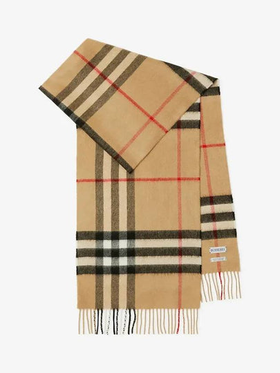 Vintage Check Cashmere Muffler Beige - BURBERRY - BALAAN 2