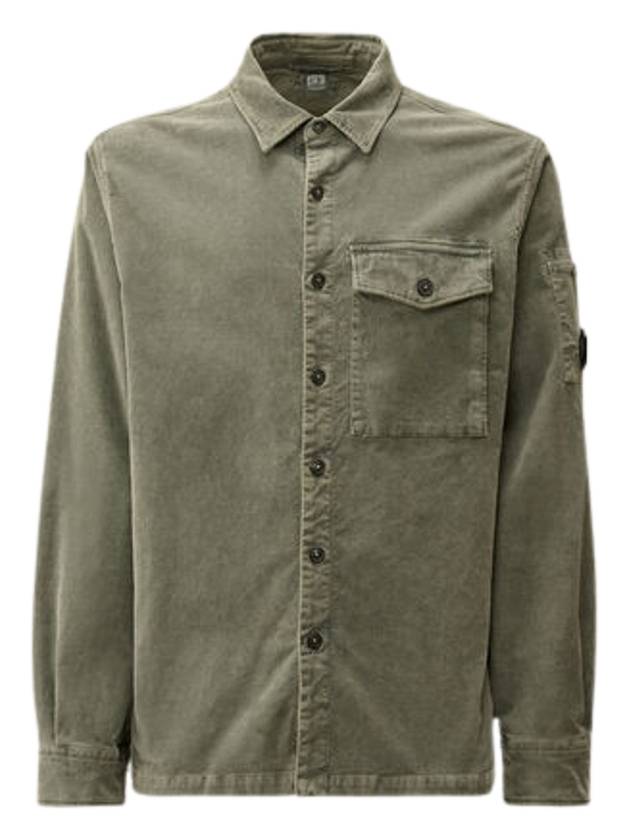 Lens Detail Long Sleeve Shirt Green - CP COMPANY - BALAAN 2