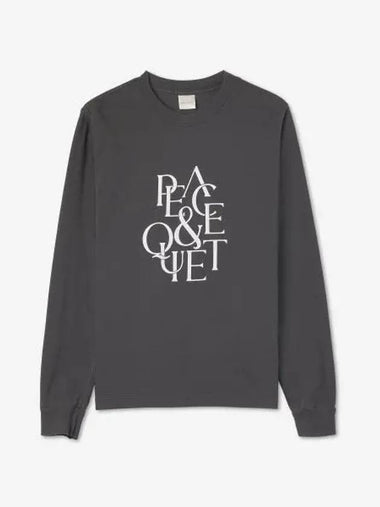 MUSEUM OF PEACE QUIET Serif T shirt Black MOPQFALL2205BBLACK - MUSEUM OF PEACE & QUIET - BALAAN 1