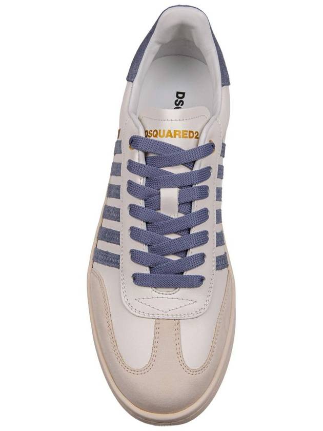 DSQUARED2 Leather And Suede Sneakers - DSQUARED2 - BALAAN 3