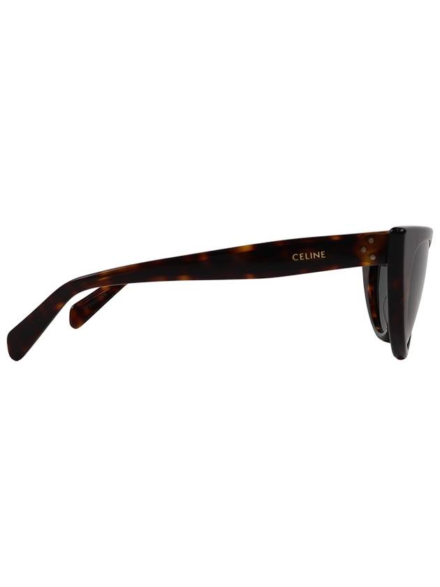 Eyewear Graphic Acetate Sunglasses Red Havana - CELINE - BALAAN 3