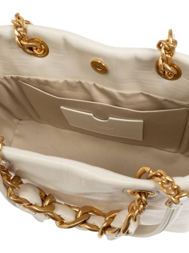 Balmain Bag 1945 Small Type Shopper, Women's, Cream - BALMAIN - BALAAN 5