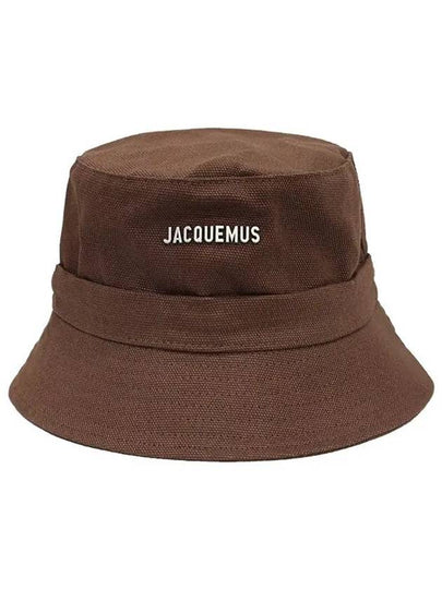 Le Bob Gadjo Knotted Bucket Hat Brown - JACQUEMUS - BALAAN 2