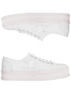 Jane lace-up low-top sneakers white - CELINE - BALAAN.