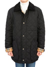 Quilted Thermoregulated Barn Jacket Black - BURBERRY - BALAAN 3