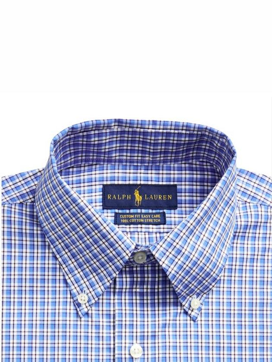 Custom Fit Easy Care PLAID Poplin Shirt - POLO RALPH LAUREN - BALAAN 2