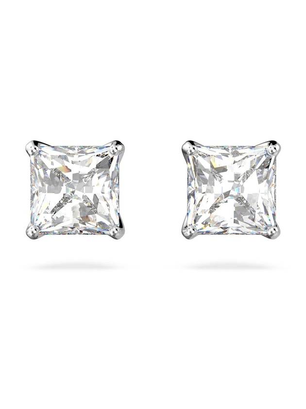 Stila Attract Stud Square Earrings Silver - SWAROVSKI - BALAAN 1