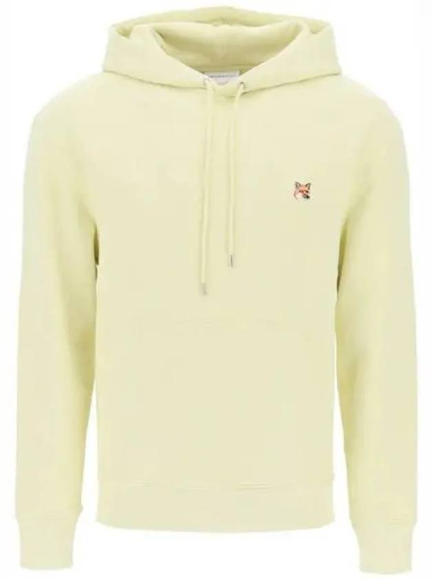 Fox Head Patch Regular Hoodie Chalk Yellow - MAISON KITSUNE - BALAAN 2