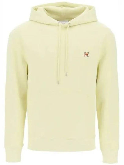 Fox Head Patch Regular Hoodie Chalk Yellow - MAISON KITSUNE - BALAAN 2