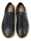 Men's Peu Terreno Leather Low Top Sneakers Black - CAMPER - BALAAN 7