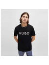 Short Sleeve T-Shirt 50509958 001 Black - HUGO BOSS - BALAAN 2