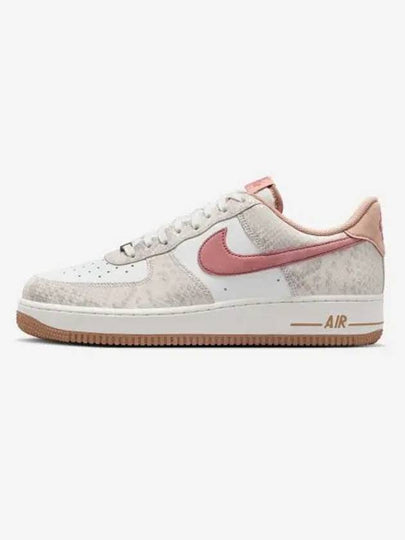 Air Force 1 Snakeskin Low Top Sneakers Pink - NIKE - BALAAN 2