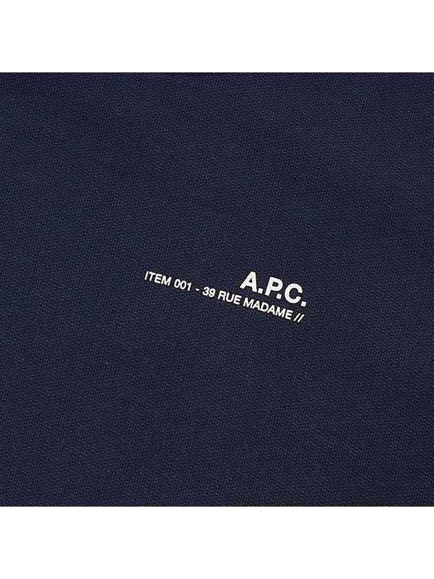 Item Logo Sweatshirt Navy - A.P.C. - BALAAN 7