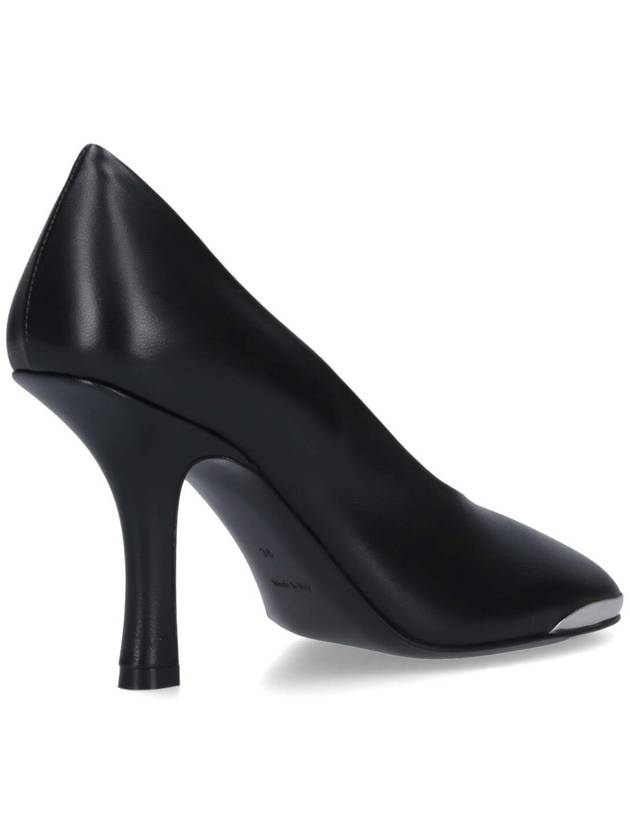 Duck Leather Pumps Black - BURBERRY - BALAAN 5