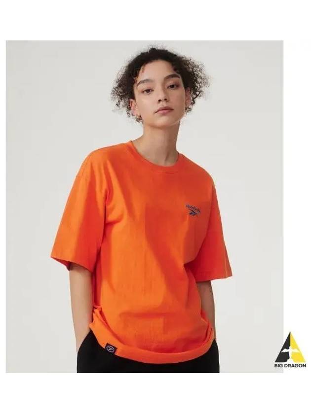 core logo t shirt orange - REEBOK - BALAAN 1