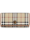 Vintage Check Flap Long Wallet Beige - BURBERRY - BALAAN 2