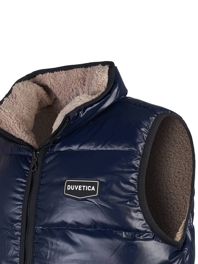 Algorab Logo Reversible Vest Navy - DUVETICA - BALAAN 9