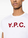 VPC Logo Organic Cotton Short Sleeve T-Shirt White - A.P.C. - BALAAN 4