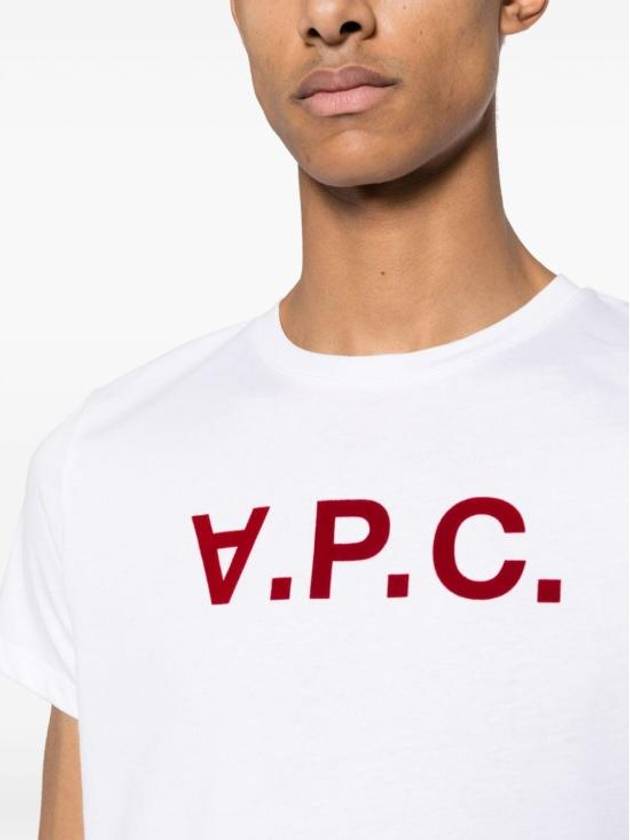 VPC Logo Organic Cotton Short Sleeve T-Shirt White - A.P.C. - BALAAN 4