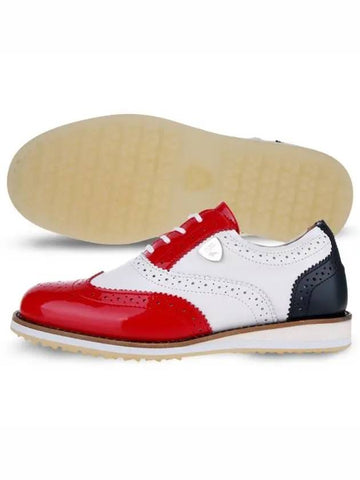 My Suit Spikeless Classic Golf Shoes Red - HENRY STUART - BALAAN 1