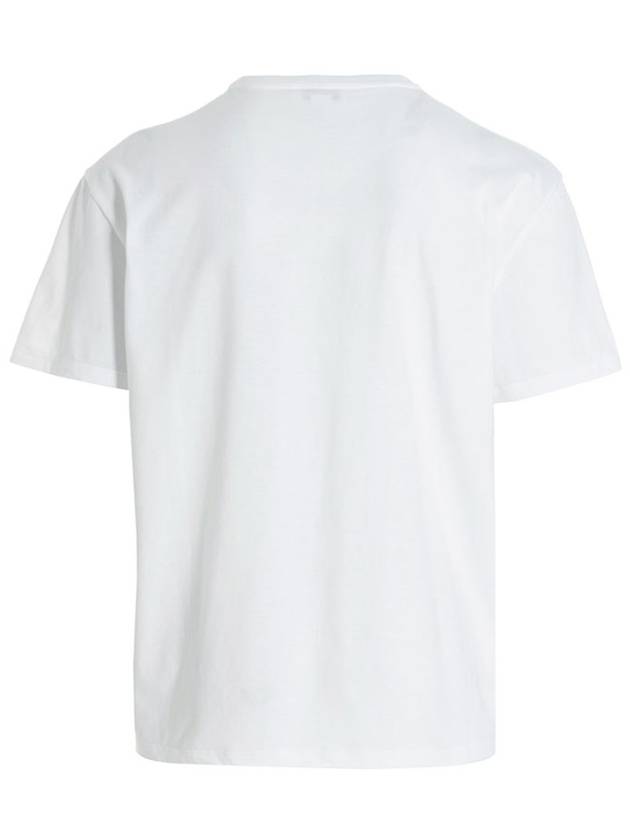 Skeleton Logo Short Sleeve T-Shirt White - ALEXANDER MCQUEEN - BALAAN 3