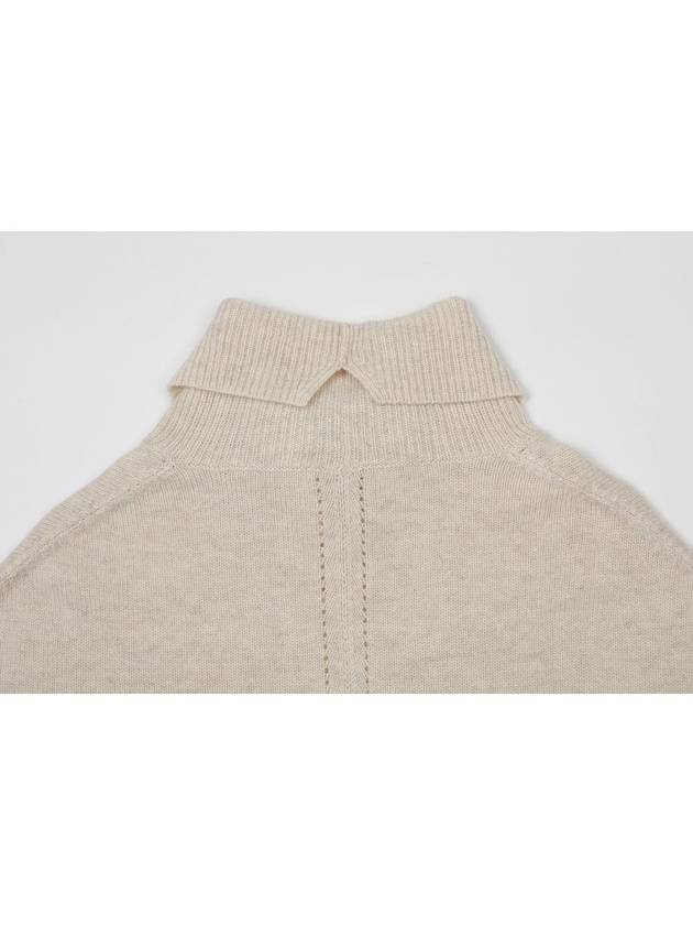 Women's Cashmere High Neck Vest Sweater C3KVT62 - CALLAITE - BALAAN 9