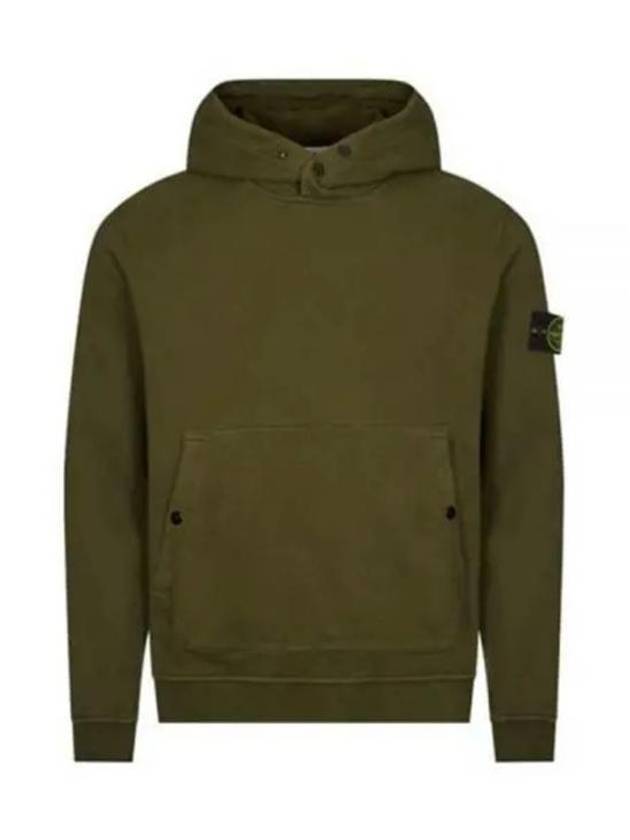 Garment Dyed Hoodie Khaki - STONE ISLAND - BALAAN 2