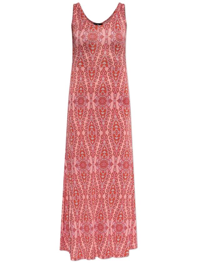 Etro Strappy Dress With Decorative Print, Women's, Red - ETRO - BALAAN 1