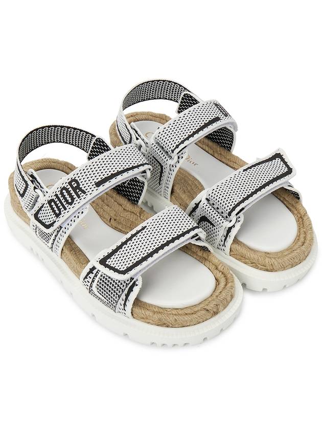 Act Technical Mesh Rubber Sandal White - DIOR - BALAAN 4